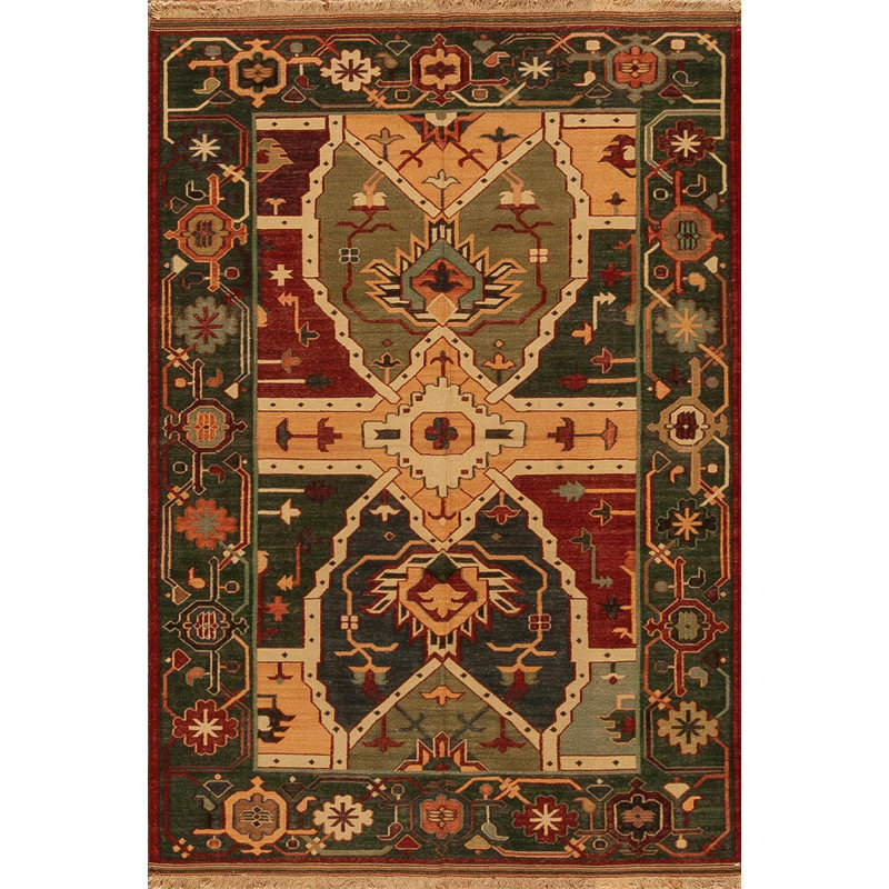 Discovery Flatweave Kilim Wool Floral and Geometric Area Rug