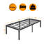 Structure de lit Paca de 18 po de hauteur, support pour 2000 lb, sans sommier, facile à assembler-1648323570