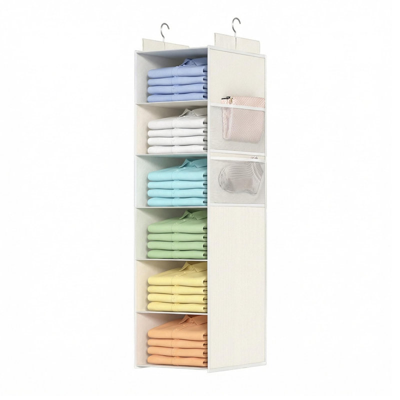 Non-woven Hanging Organiser, White
