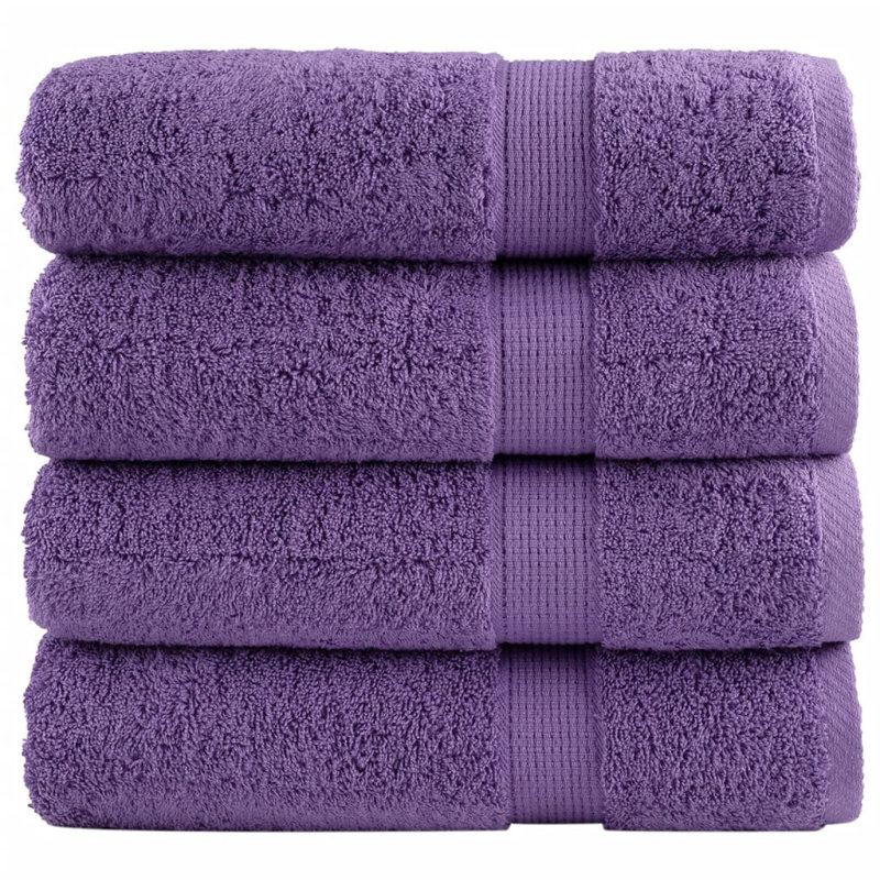 100% Cotton Bath Sheet, Purple, 150cm L x 100cm W