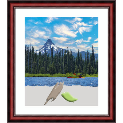 Ashalina Cherry Wood Picture Frame with Mat