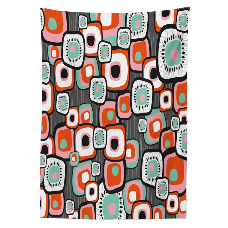 Geometric Tablecloth, 70" x 52"