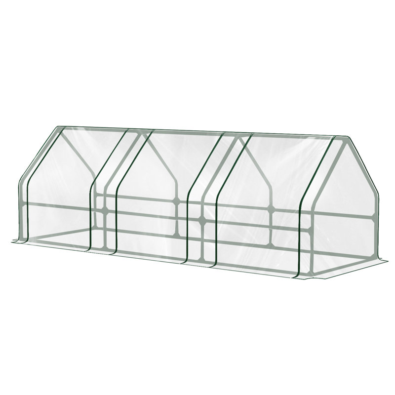 6'x3'x3' Mini Greenhouse, Clear