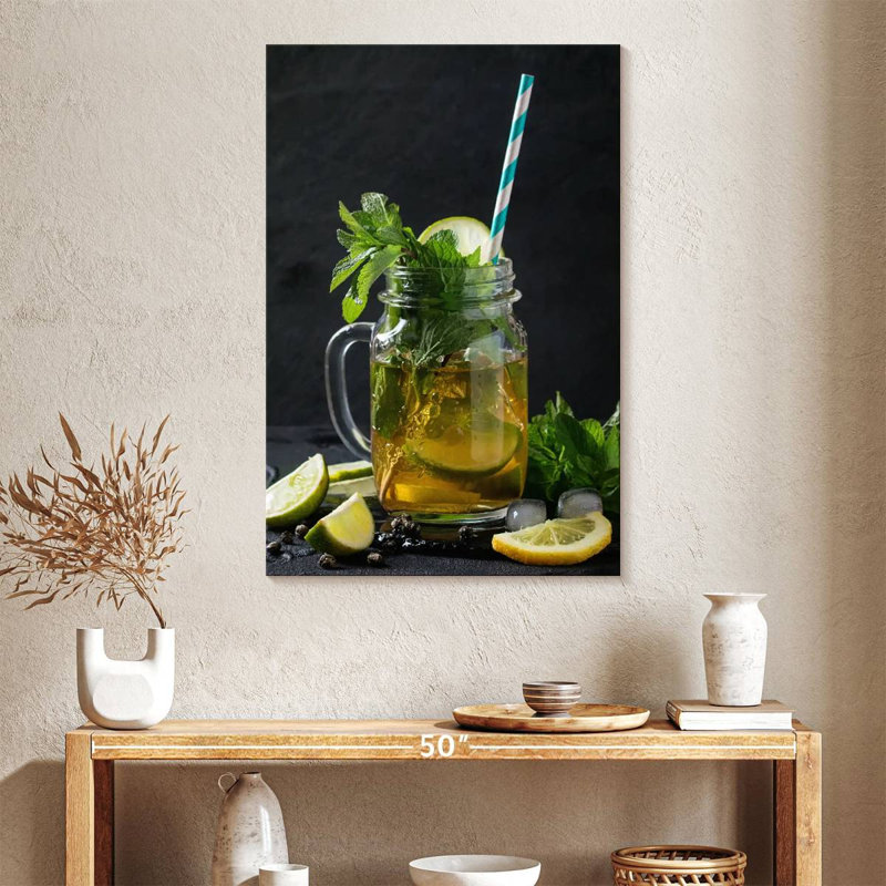 Yarlin Fresh Lemon Mint Tea, 39" H x 26" W