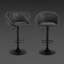 Swivel Upholstered Adjustable Height Bar Stool-565170576-791234644