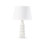 Jesse Lamp With Shade 16-Inch White Linen, With Gold