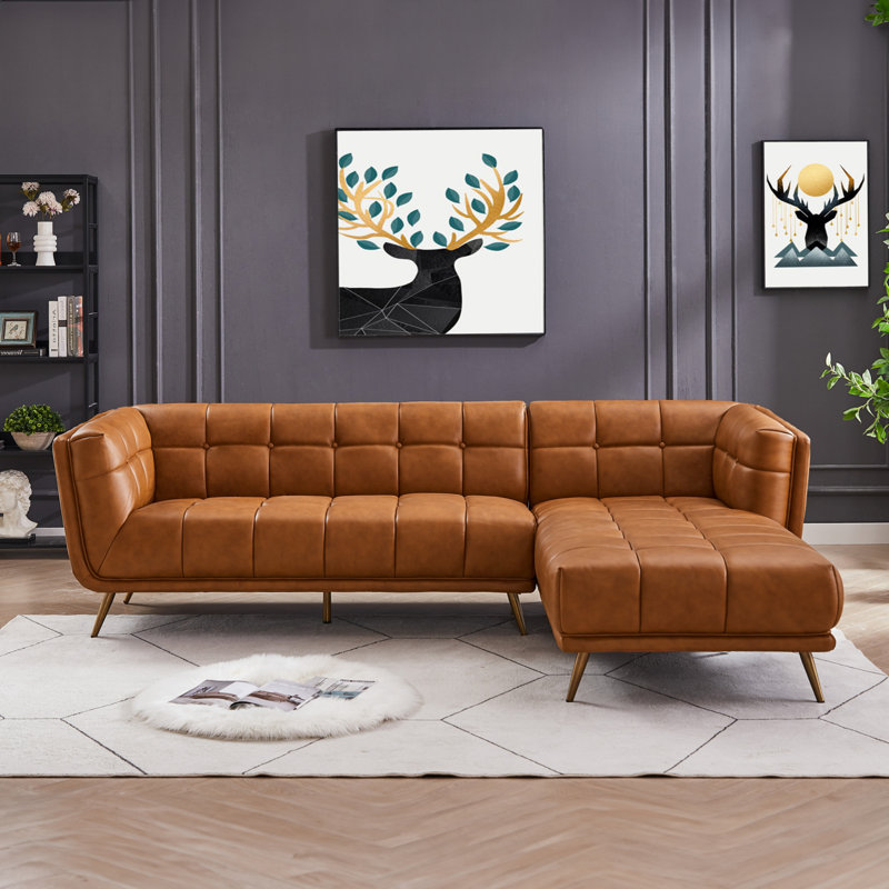 Canapé modulaire en cuir Modern