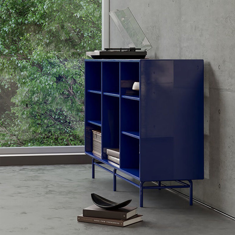 Petite bibliothèque simple de style européen, Bleu