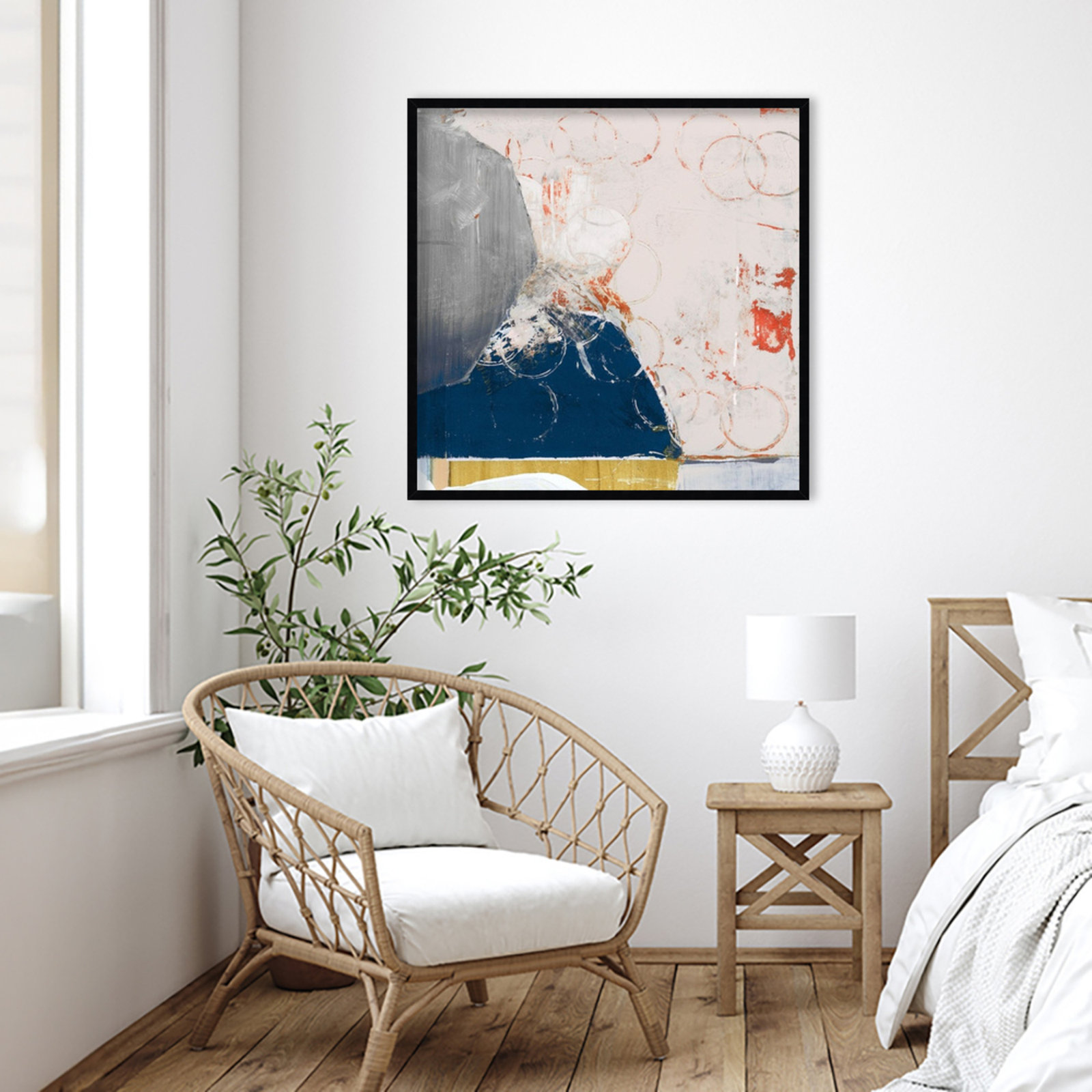 Gilpin "Beautiful Mess No. 2" Print, 33" H x 33" W, Black