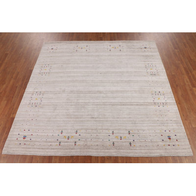 Handmade Square Gabbeh Oriental Rug 8x8
