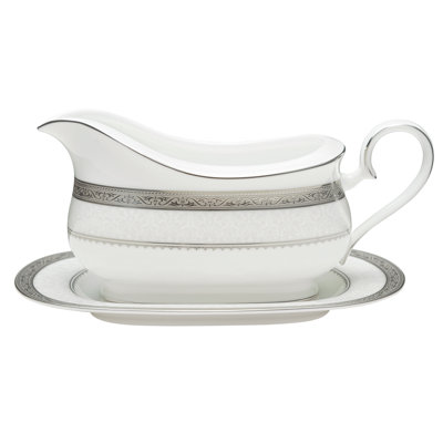 Noritake Odessa Gravy Boat (2 pieces), 21-1/2 oz.