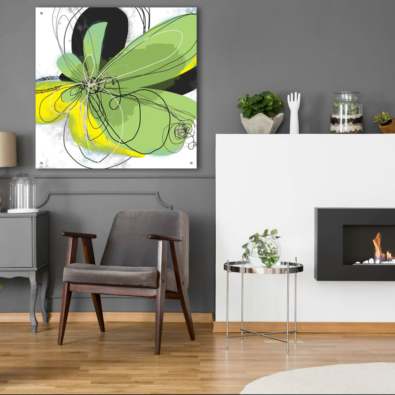 «Joyful Soul 1» par Jan Weiss, art mural en verre acrylique, H 36 po x l 36 po x P 0,2 po