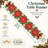 Red and Green Christmas Tree Embroidered Table Runner