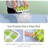 Ice Cube Tray With Lid And Bin, 4 Pack Silicone Plastic Ice Cubes Trays For Freezer With Box/Container, Stackable With Storage Iced Bucket Kits, Scoop, For Soup, Food, Cocktail, Coffee