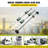 Linear Guide Rail 2Pcs HGR20-2000mm Linear Slide Rail with 1Pcs RM