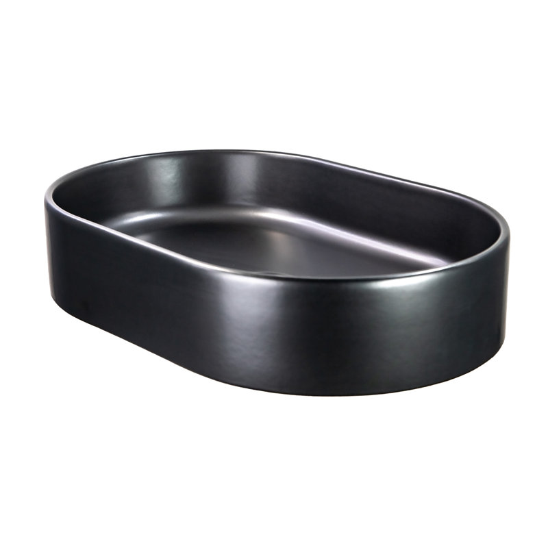 Regatta 23.75'' L Bathroom Sink, Matte Black