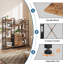 141.5cm H x 100cm W Metal Bookcase