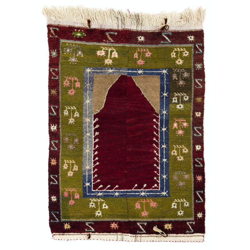Tapis rétro fait main Tulu