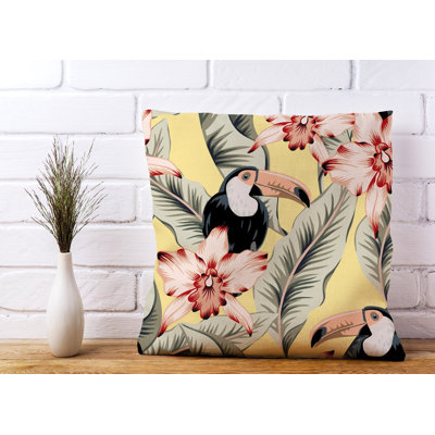 Brockley Floral Square Cushion