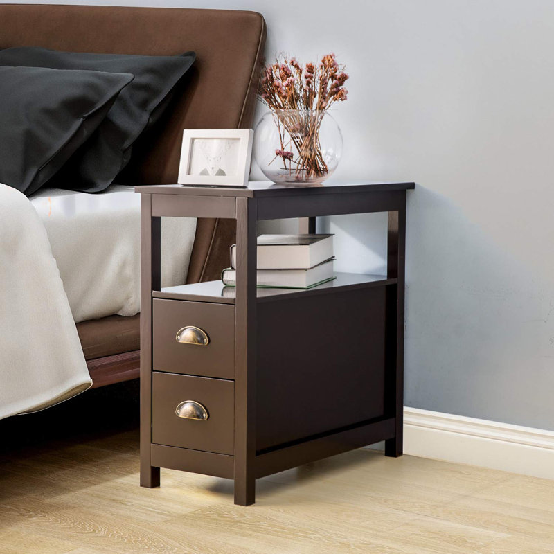 Hogan 30 cm W Bedside Table