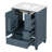 Hutton 24" Freestanding Bathroom Vanity with Ceramic Sink, Drawers & Shelves-2032694419