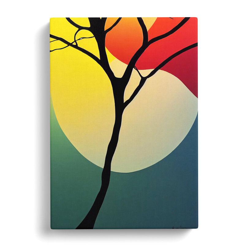 Apple Tree Minimalism - Wrapped Canvas, 50cm H x 35cm W x 3cm D
