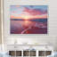«Beach Cotton Candy Sunset Skies II» - art mural coucher de soleil côtier-1777023665-1777023678