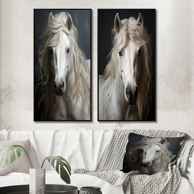 «White Horse Subtle Whispers» «White Horse Subtle Whispers» 2 - pièces sur