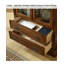Bibliothèque en bois d'hévéa