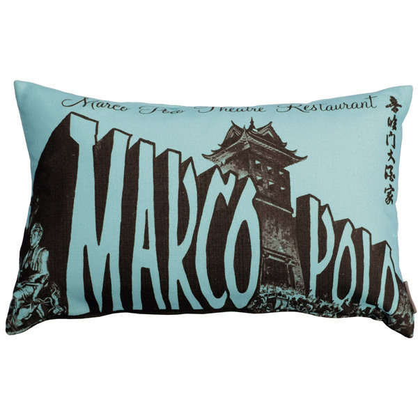  Coussin Marco Polo, bleu