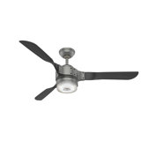 54" Apache 3 - Blade LED Smart Standard Ceiling Fan with Remote Control