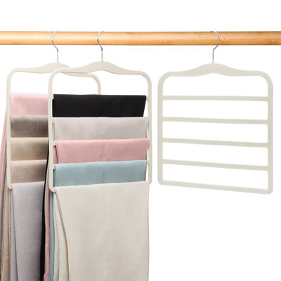 3 Pack Organization and Storage Pants-Hangers