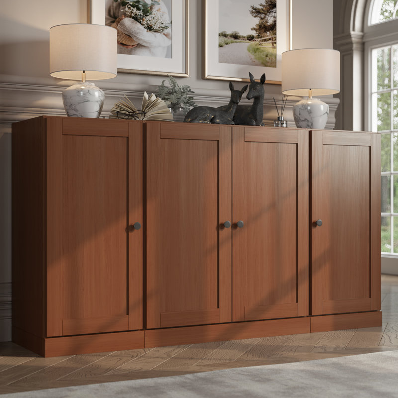 Buffet 65% avec portes Shaker et tablettes réglables Palace Imports, Moka