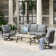 Tapasi 5-7 - Person Patio Conversation Set with Swivel Lounge Chairs & Sofa