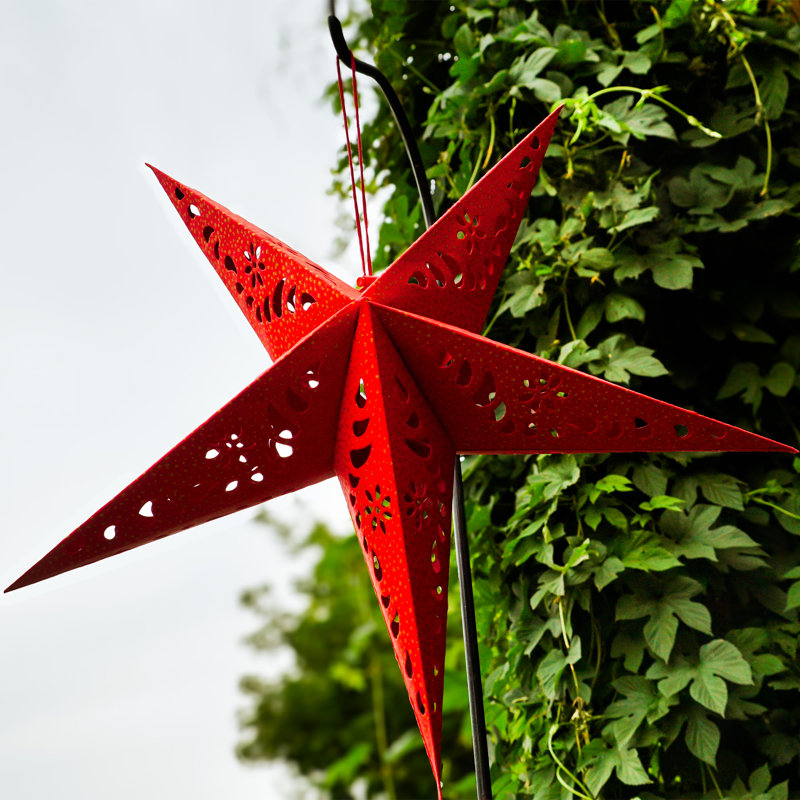 Lanterne en papier, Rouge