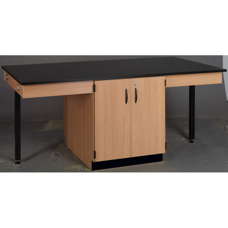 Stevens ID Systems 80'' L x 47'' W Rectangle Laminate Workstation