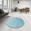 Tapis de zone bleu contemporain-778218638