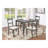 Lasheen 4 - Person Four Leg Base Dining Set