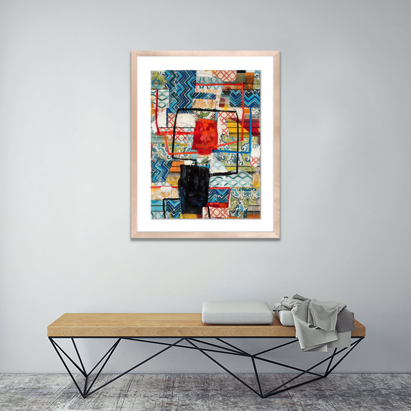Xanadu Print by Brad Ellis, 40" H x 31" W x 2.5" D, Natural