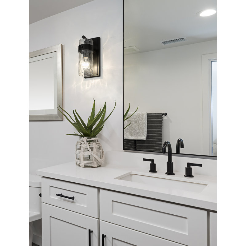 Aultman Dimmable Vanity Light, Matte Black