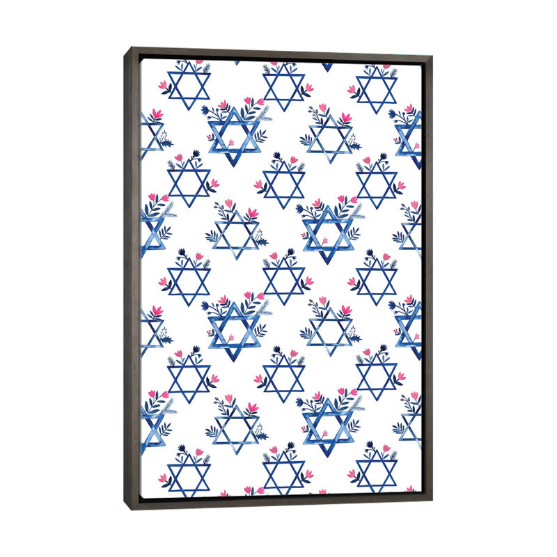 Collection de boho Hanoukka E par Grace Popp-impression d’art graphique, H 26 po x l 18 po x 1,5 po, Pas de tapis