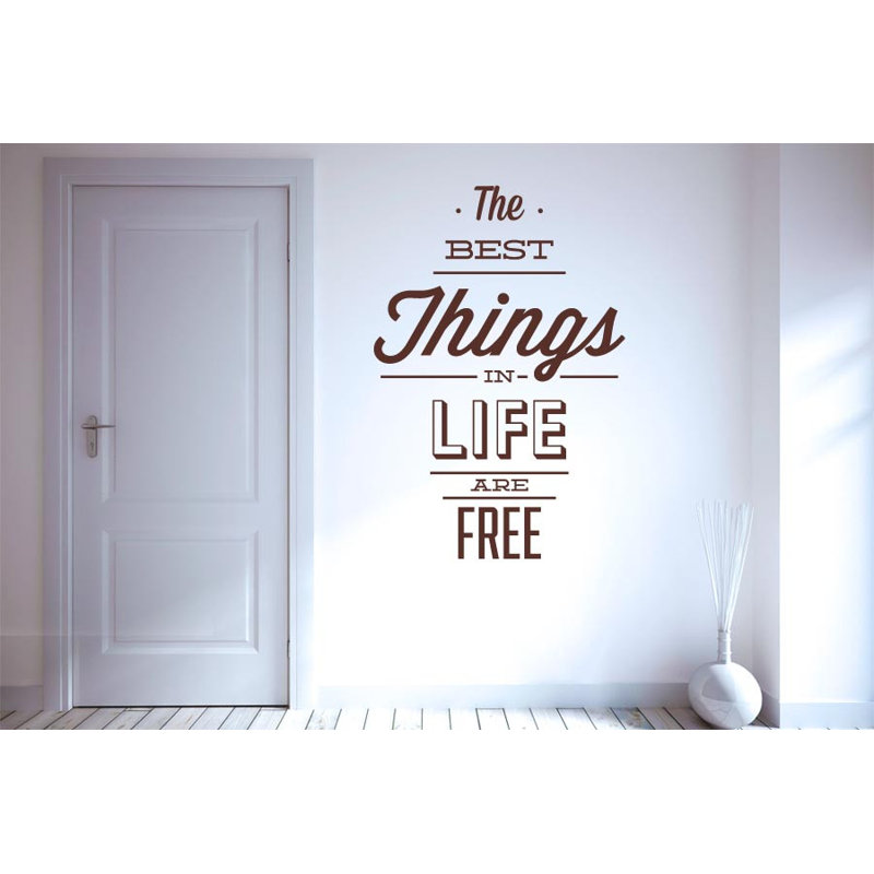 Non-Wall Damaging Wall Decal, Medium, Brown