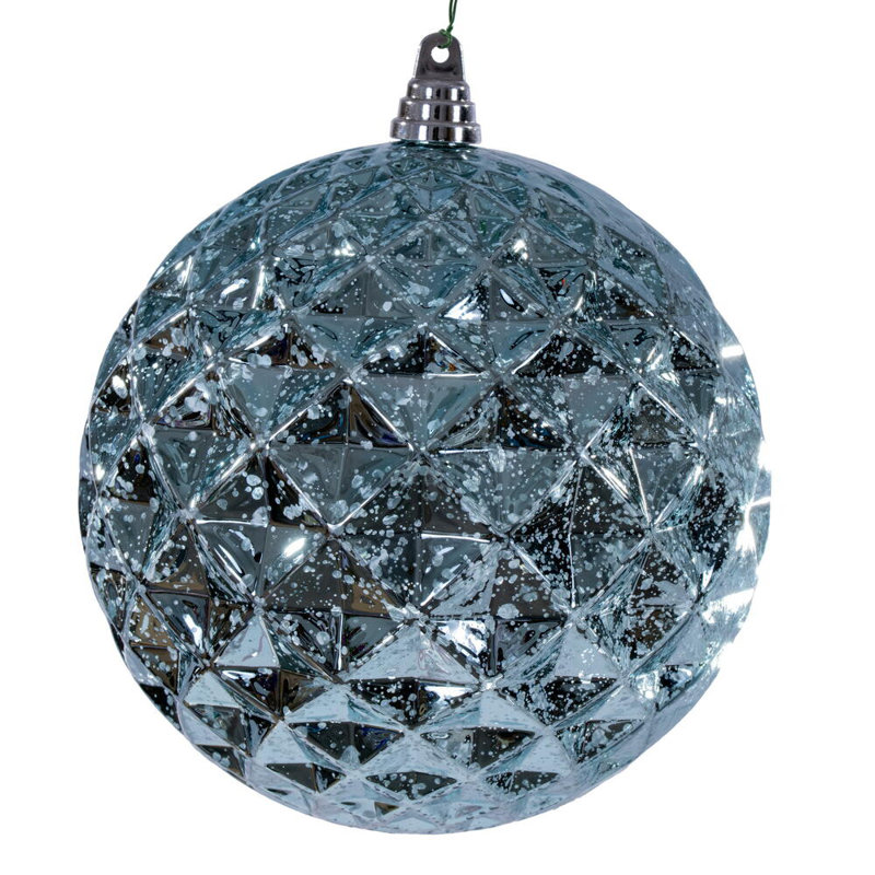 Ornement en diamant 8 po., Bleu pastel