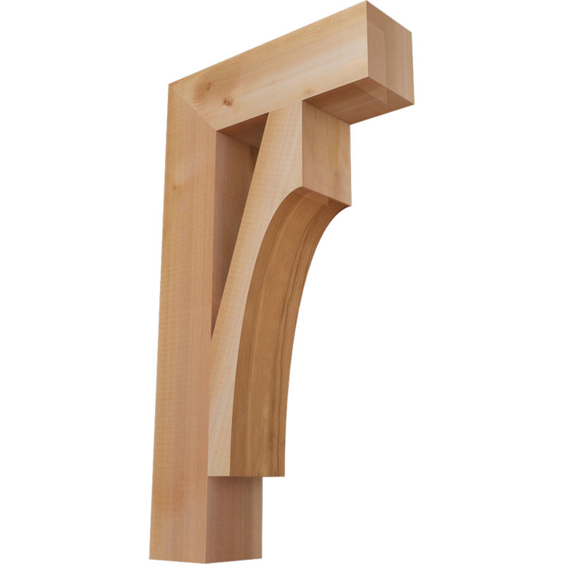 Support Westlake Block, Cèdre rouge de l'Ouest (lisse), H 26 po x l 3,5 po x P 14 po