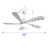 Damecia 52'' Ceiling Fan with LED Lights-1444270907