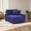 Fauteuil rembourré en velours côtelé Milbrey-253430669-235624980