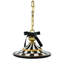 Courtly Check Flared Ceramic Pendant Lamp