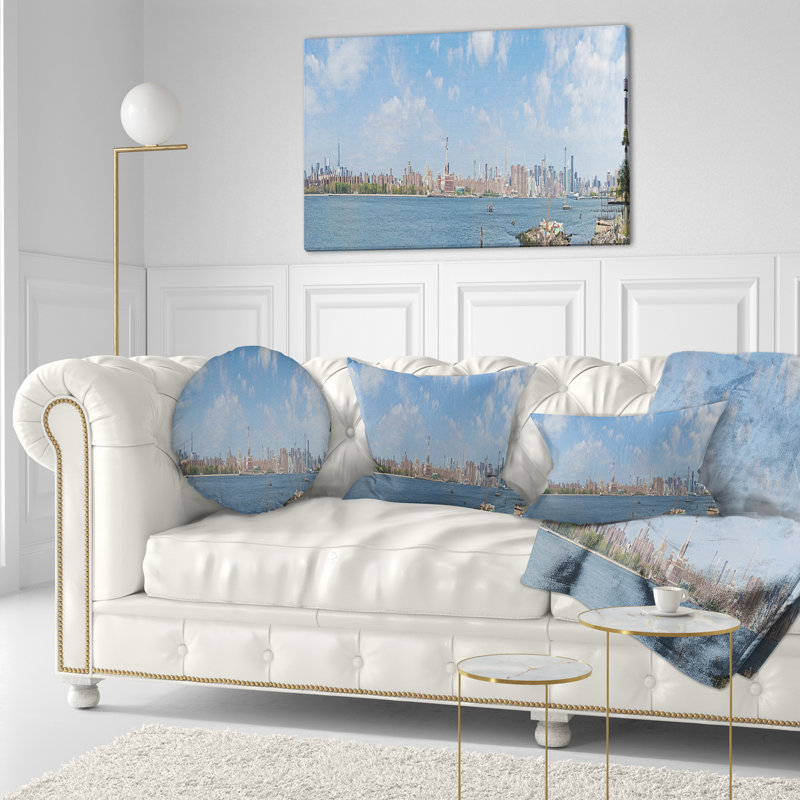 Coussin lombaire cityscape new york de l’east river side