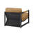 Pascual 26.75'' W Genuine Leather Accent Lounge Arm Chair-58994161