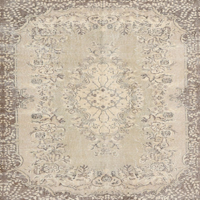 Tapis beige/gris traditionnel Candida